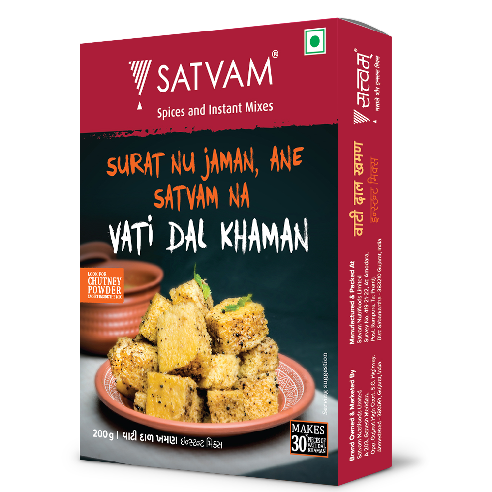 Buy Satvam Vati Dal Khaman Instant Mix Online at Best Price